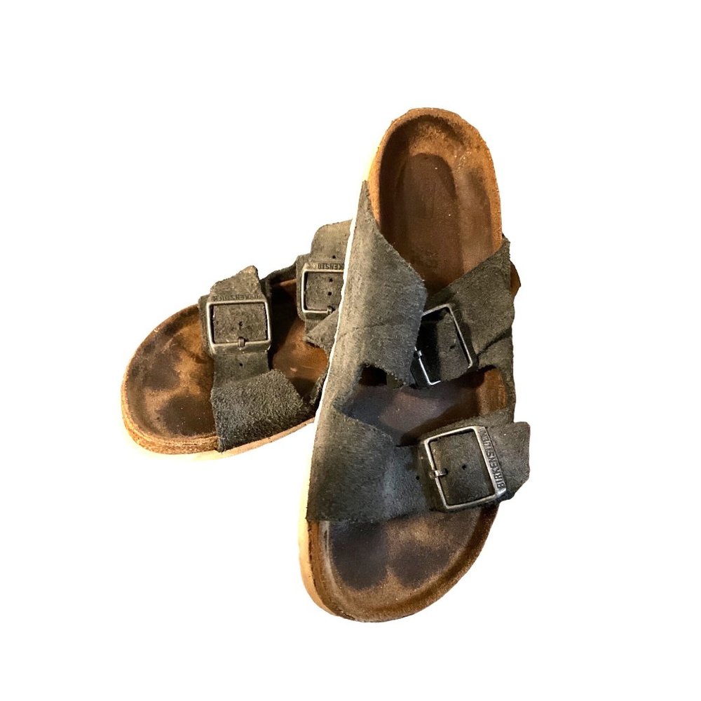 Birkenstock Sandal size 38 Gray Suede